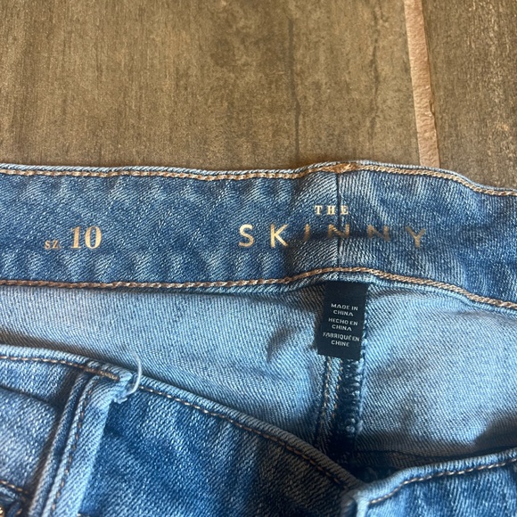 WHBM jeans with leather detail - Picture 4 of 6